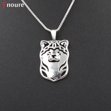 Carica l&#39;immagine nel visualizzatore di Gallery, Japanese Akita Inu Jewelry Dog Pendant And Necklaces For Pet Lovers Dog Cute Animal Charms Jewelry Christmas Gifts Women A180