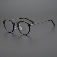 Load image into Gallery viewer, Japanese Brand Hand-Made Round Optical Glasses Frame Men Acetate Prescription Eyeglasses Women Retro Titanium Myopia Spectacles