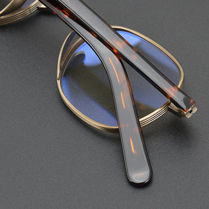 Japanese Hand-Made Vintage Titanium Glasses Frame Retro Small Square Men Women Optical Myopia Eyeglasses Prescription Spectacles