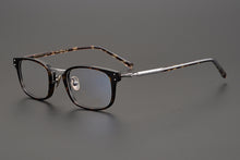 Load image into Gallery viewer, Japanese Hand-made Retro Ultra Acetate Light Titanium Glasses Frame Men Vintage Rectangle Optical Eyewear Women Blue light Gafas