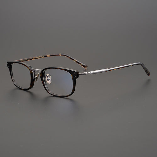Japanese Hand-made Retro Ultra Acetate Light Titanium Glasses Frame Men Vintage Rectangle Optical Eyewear Women Blue light Gafas