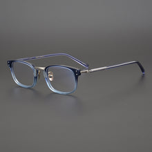 Load image into Gallery viewer, Japanese Hand-made Retro Ultra Acetate Light Titanium Glasses Frame Men Vintage Rectangle Optical Eyewear Women Blue light Gafas