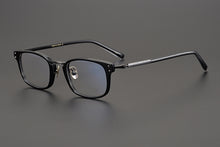 Load image into Gallery viewer, Japanese Hand-made Retro Ultra Acetate Light Titanium Glasses Frame Men Vintage Rectangle Optical Eyewear Women Blue light Gafas