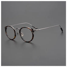 Load image into Gallery viewer, Japanese Handmade Brand Desiger Retro Round Titanium Eyeglasses Frame Female Men Myopia Prescription Glasses 7285 Classic Gafas