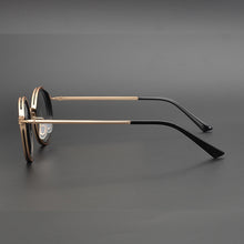 Load image into Gallery viewer, Japanese Handmade Classic Round Glasses Frame Titanium alloy Acetate Eyeglasses Men Women Circle Prescription Optical Eyewear