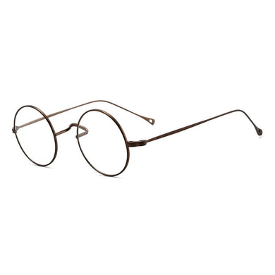 Japanese Handmade Eyeglasses John Lennon Classic Small Round Titanium Glasses Ultra-light Frame Men Retro Women Myopia Gafas