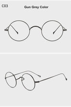 Load image into Gallery viewer, Japanese Handmade Eyeglasses John Lennon Classic Small Round Titanium Glasses Ultra-light Frame Men Retro Women Myopia Gafas