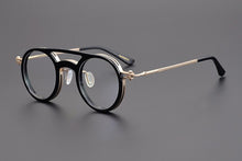 Carica l&#39;immagine nel visualizzatore di Gallery, Japanese Handmade Glasses Frame Classic Round Titanium Acetate Eyeglasses for Men&#39;s Women&#39;s Retro Prescription Optical Eyewear