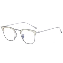Load image into Gallery viewer, Japanese Handmade Glasses Frame Pure Titanium UltraLight Square Men Woman Myopia Eyeglass Prescription Eyewear KMN1112