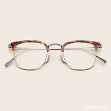 Load image into Gallery viewer, Japanese Handmade Glasses Frame Pure Titanium UltraLight Square Men Woman Myopia Eyeglass Prescription Eyewear KMN1112