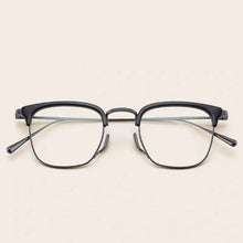Load image into Gallery viewer, Japanese Handmade Glasses Frame Pure Titanium UltraLight Square Men Woman Myopia Eyeglass Prescription Eyewear KMN1112