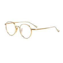 Load image into Gallery viewer, Japanese Handmade Glasses Frame Retro Oval Round KMN113 Pure Titanium Light Men Woman Eyeglasses Myopia Reading Eyewear Frames