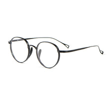 Load image into Gallery viewer, Japanese Handmade Glasses Frame Retro Oval Round KMN113 Pure Titanium Light Men Woman Eyeglasses Myopia Reading Eyewear Frames