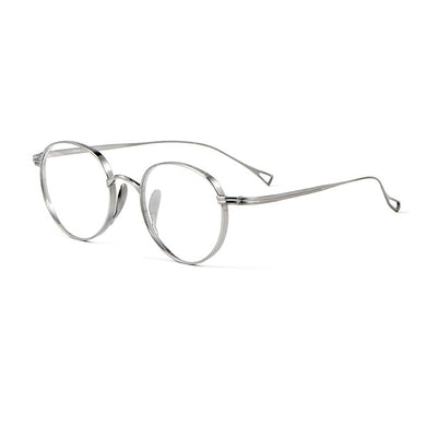 Japanese Handmade Glasses Frame Retro Oval Round KMN113 Pure Titanium Light Men Woman Eyeglasses Myopia Reading Eyewear Frames