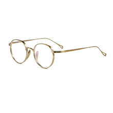 Load image into Gallery viewer, Japanese Handmade Glasses Frame Retro Oval Round KMN113 Pure Titanium Light Men Woman Eyeglasses Myopia Reading Eyewear Frames