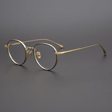 Carica l&#39;immagine nel visualizzatore di Gallery, Japanese Handmade John Lennon Round Titanium Optical Glasses Frame Men Retro Eyeglasses Myopia Reading Eyewear Oculos De Grau
