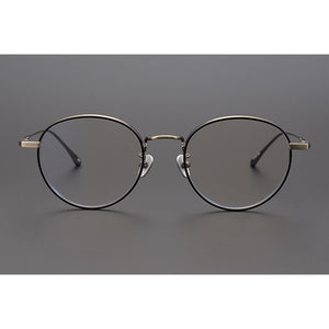 Japanese Handmade John Lennon Round Titanium Optical Glasses Frame Men Retro Eyeglasses Myopia Reading Eyewear Oculos De Grau
