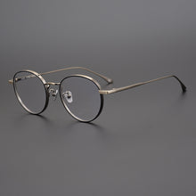 Carica l&#39;immagine nel visualizzatore di Gallery, Japanese Handmade John Lennon Round Titanium Optical Glasses Frame Men Retro Eyeglasses Myopia Reading Eyewear Oculos De Grau