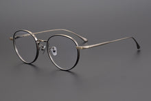 Carica l&#39;immagine nel visualizzatore di Gallery, Japanese Handmade John Lennon Round Titanium Optical Glasses Frame Men Retro Eyeglasses Myopia Reading Eyewear Oculos De Grau