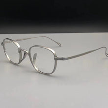 Carica l&#39;immagine nel visualizzatore di Gallery, Japanese Handmade John Lennon Small Square Titanium Glasses Frame Men Retro Eyeglasses Myopia Reading Eyewear With Original Box