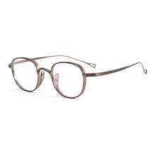 Carica l&#39;immagine nel visualizzatore di Gallery, Japanese Handmade John Lennon Small Square Titanium Glasses Frame Men Retro Eyeglasses Myopia Reading Eyewear With Original Box