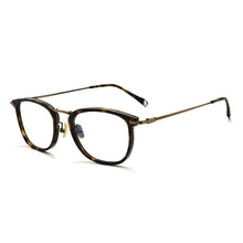 Load image into Gallery viewer, Japanese Handmade Square Titanium Ultra-light Myopia Eyeglasses For Men Women Retro Prescription Blueblocking Glasses Frame