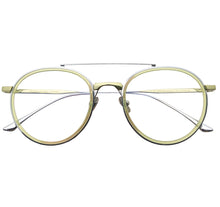 Carica l&#39;immagine nel visualizzatore di Gallery, Japanese Handmade Titanium Double Beam Round OpticsReading Eyeglasses Myopia Progressive Glasses Frame Men&#39;s Women