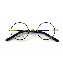 Load image into Gallery viewer, Japanese Handmade Vintage Glasses Frames Acetate Eyeglasses No Nose Pads Eyewear Round Men Woman Frame Popular Myopia KMN-103