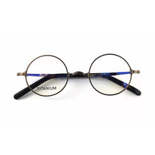 Load image into Gallery viewer, Japanese Handmade Vintage Glasses Frames Acetate Eyeglasses No Nose Pads Eyewear Round Men Woman Frame Popular Myopia KMN-103