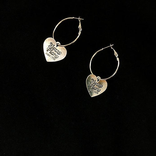 Accessorio con lettere per orecchini a cuore amato dalla pesca giapponese a forma di cuore 