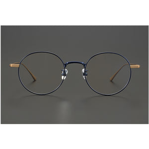 Japanese Titanium Retro Round Eyeglasses Hand-Made Optical Glasses Frame Men Women Prescription Myopia Spectacles Oculos De Grau
