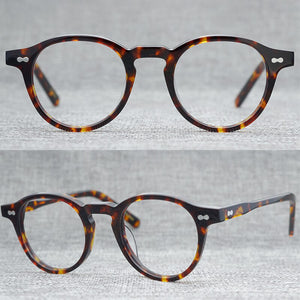 Japanese style eyewear MILTZEN small round frame retro glasses frame myopia men and women prescription eye glasses frame