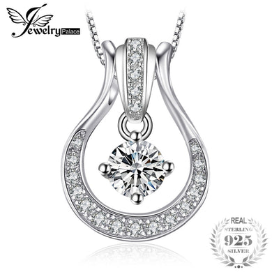 Collana con ciondolo multi-fascino con zirconi cubici in argento sterling 925 da 45 cm, nuova gioielleria raffinata per donne/mogli 