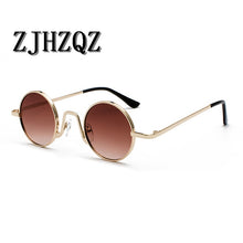 Load image into Gallery viewer, John Lennon Retro Steampunk Polarized Sunglasses Pilot Military Simple Small Round Funny Street Shooting Glasses Driving Eyewear