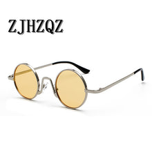 Load image into Gallery viewer, John Lennon Retro Steampunk Polarized Sunglasses Pilot Military Simple Small Round Funny Street Shooting Glasses Driving Eyewear
