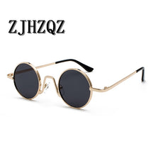 Load image into Gallery viewer, John Lennon Retro Steampunk Polarized Sunglasses Pilot Military Simple Small Round Funny Street Shooting Glasses Driving Eyewear