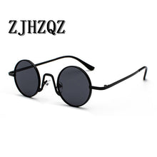 Load image into Gallery viewer, John Lennon Retro Steampunk Polarized Sunglasses Pilot Military Simple Small Round Funny Street Shooting Glasses Driving Eyewear