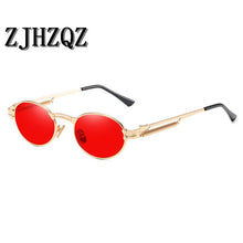 Carica l&#39;immagine nel visualizzatore di Gallery, John Lennon Retro Steampunk Polarized Sunglasses Pilot Simple Small Round Oval Funny Military Street Shooting Sun Glasses New