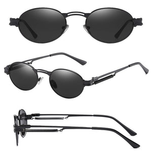 John Lennon Retro Steampunk Polarized Sunglasses Pilot Simple Small Round Oval Funny Military Street Shooting Sun Glasses New