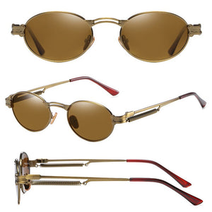 John Lennon Retro Steampunk Polarized Sunglasses Pilot Simple Small Round Oval Funny Military Street Shooting Sun Glasses New