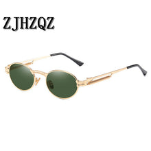 Carica l&#39;immagine nel visualizzatore di Gallery, John Lennon Retro Steampunk Polarized Sunglasses Pilot Simple Small Round Oval Funny Military Street Shooting Sun Glasses New