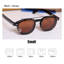 Load image into Gallery viewer, Johnny Depp Clip On Polarized Sunglasses Men Women Vintage Acetate Glasses Frame  Driving Shade ZOLMAN Sun Glasses