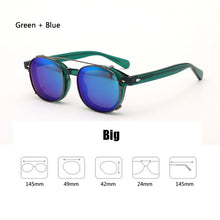 Load image into Gallery viewer, Johnny Depp Clip On Polarized Sunglasses Men Women Vintage Acetate Glasses Frame  Driving Shade ZOLMAN Sun Glasses