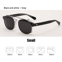 Load image into Gallery viewer, Johnny Depp Clip On Polarized Sunglasses Men Women Vintage Acetate Glasses Frame  Driving Shade ZOLMAN Sun Glasses