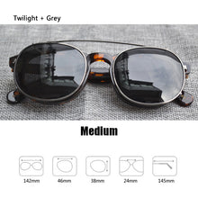 Load image into Gallery viewer, Johnny Depp Clip On Polarized Sunglasses Men Women Vintage Acetate Glasses Frame  Driving Shade ZOLMAN Sun Glasses
