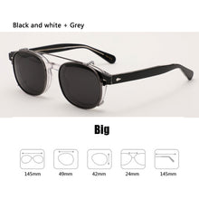 Load image into Gallery viewer, Johnny Depp Clip On Polarized Sunglasses Men Women Vintage Acetate Glasses Frame  Driving Shade ZOLMAN Sun Glasses