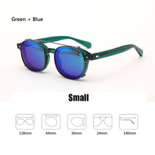 Load image into Gallery viewer, Johnny Depp Clip On Polarized Sunglasses Men Women Vintage Acetate Glasses Frame  Driving Shade ZOLMAN Sun Glasses