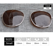 Load image into Gallery viewer, Johnny Depp Clip On Sunglasses Polarized Lens Men Women Brand Vintage  Lemtosh Sun Glasses Lens Driving Shades