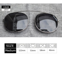 Load image into Gallery viewer, Johnny Depp Clip On Sunglasses Polarized Lens Men Women Brand Vintage  Lemtosh Sun Glasses Lens Driving Shades