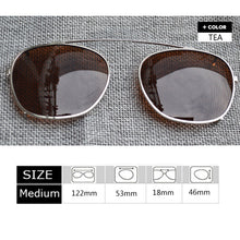 Load image into Gallery viewer, Johnny Depp Clip On Sunglasses Polarized Lens Men Women Brand Vintage  Lemtosh Sun Glasses Lens Driving Shades